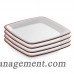 Lorren Home Trends Omada 4 Piece Melamine Dinner Plate Set LHT1633